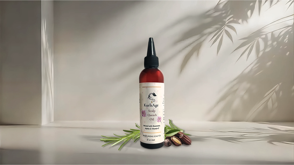 KurlsAge Scalp Quench Oil- Lightweight Scalp Moisturizing Oil