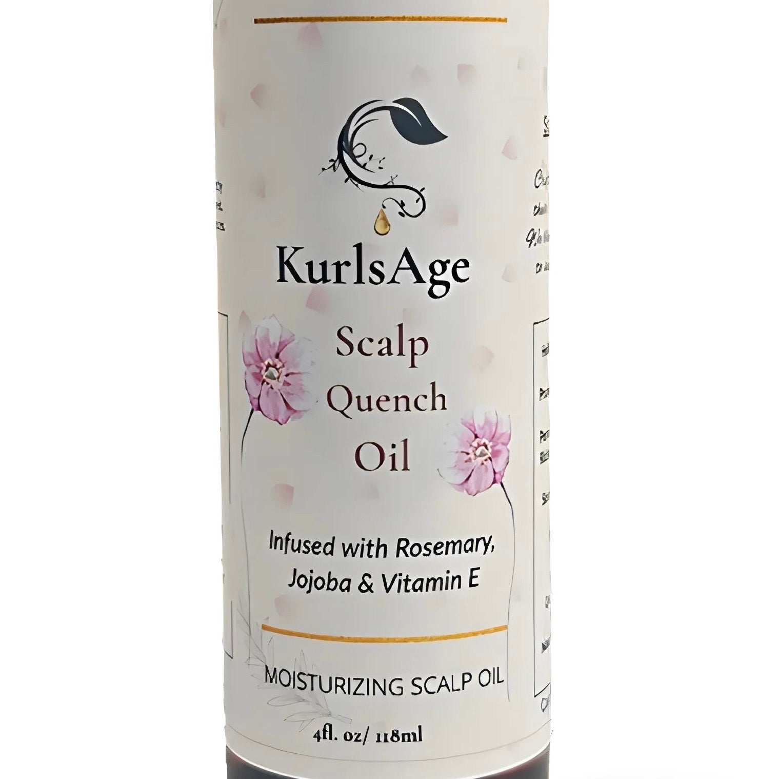 KurlsAge Scalp Quench Oil- Lightweight Scalp Moisturizing Oil